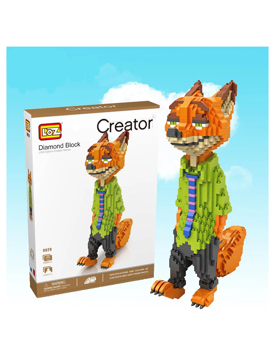 Kit Construcción 3D Bloques Nick Tamaño Grande LOZ