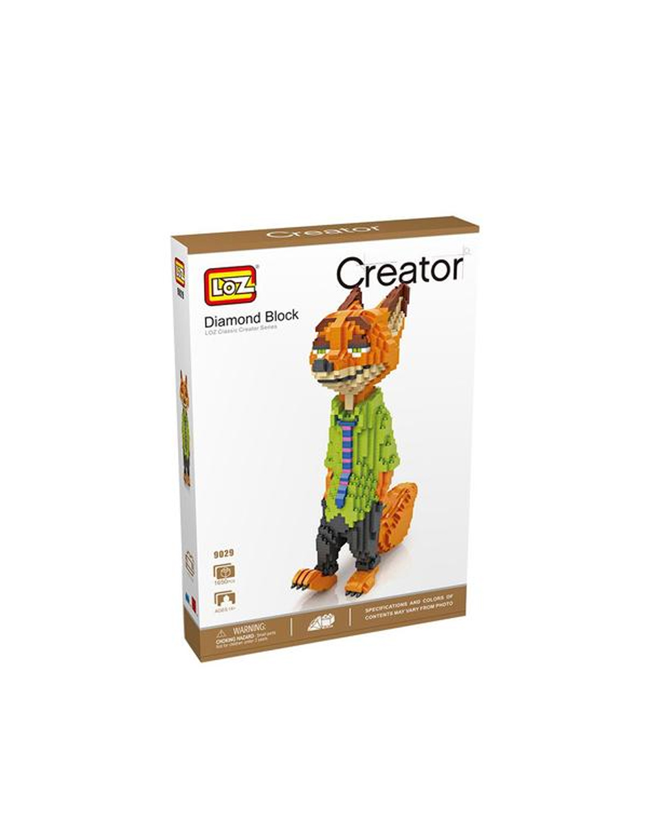 Kit Construcción 3D Bloques Nick Tamaño Grande LOZ