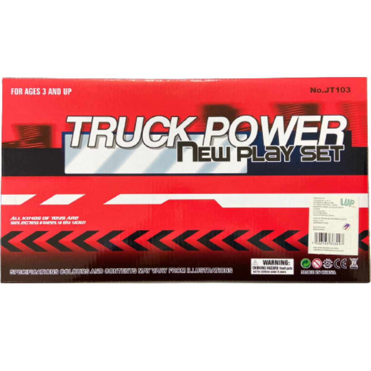 Juego De Dos Trailers De Juguete Truck-power Camión