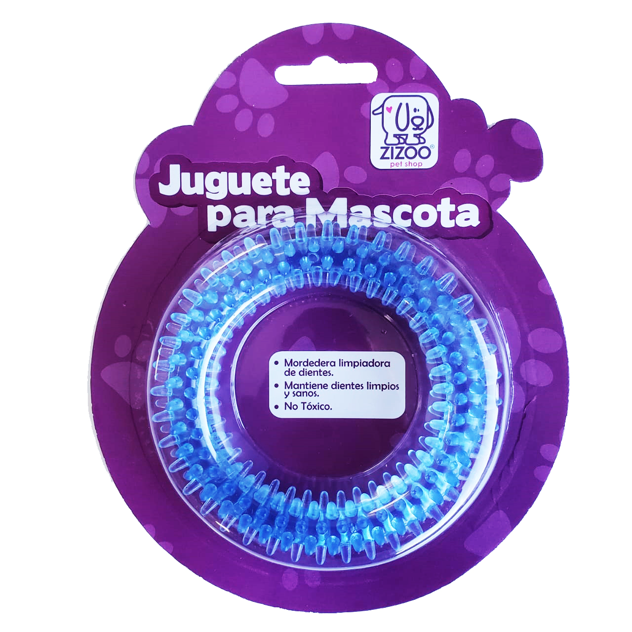 Juguete para Perro Mordedera Circular Azul