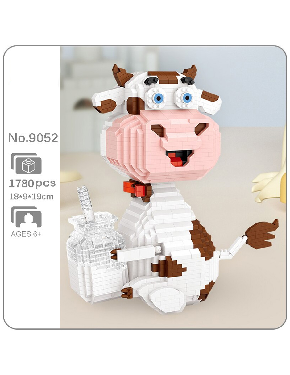 Kit Construcción 3D Bloques Vaca Multicolor LOZ