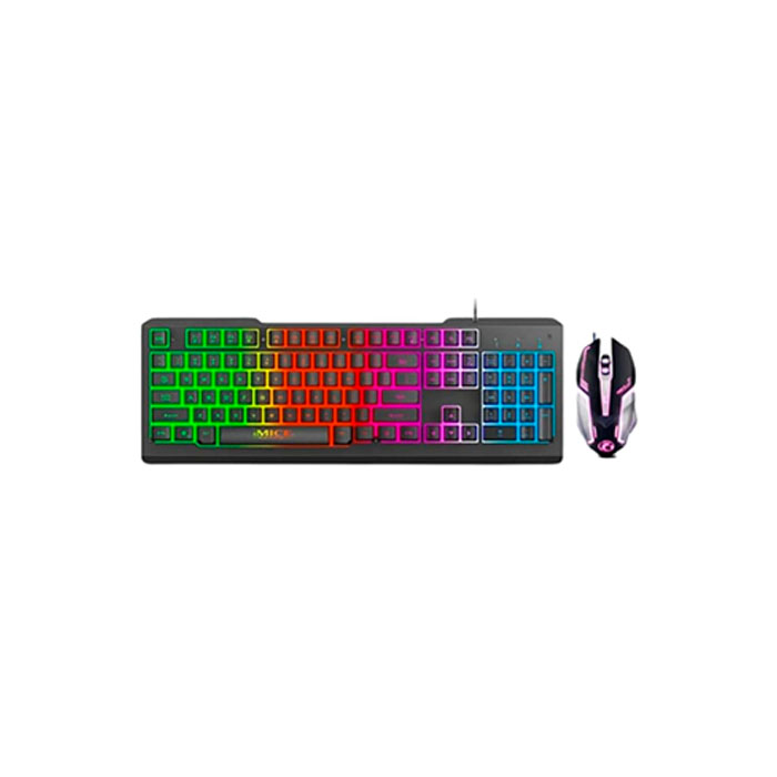 Combo Mouse y Teclado Gaming KM900 Negro