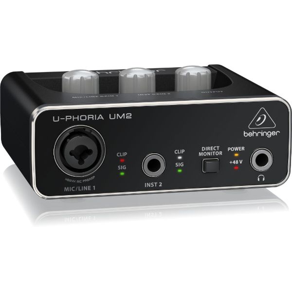 Interface De Audio Behringer U-PHORIA UM2