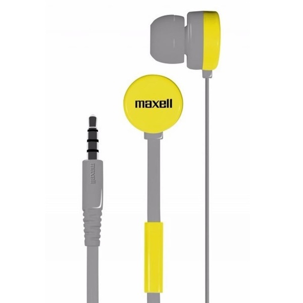 Maxell Audífonos con micrófono y Estuche WR-360 Intrauricular / 347431 / Gris