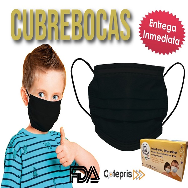 Cubreboca Tapaboca Tricapa Infantil