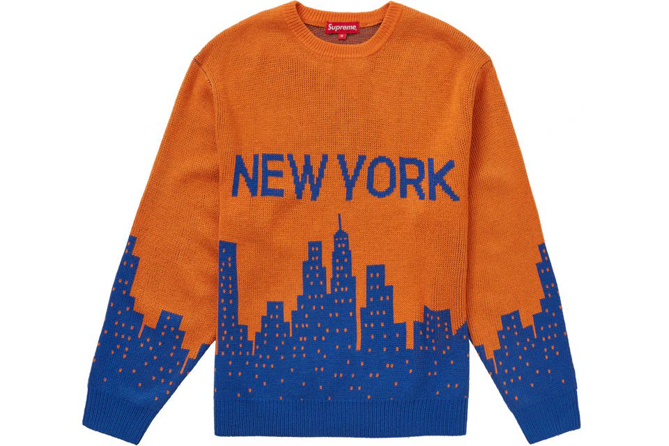 Supreme New York Sweater Orange