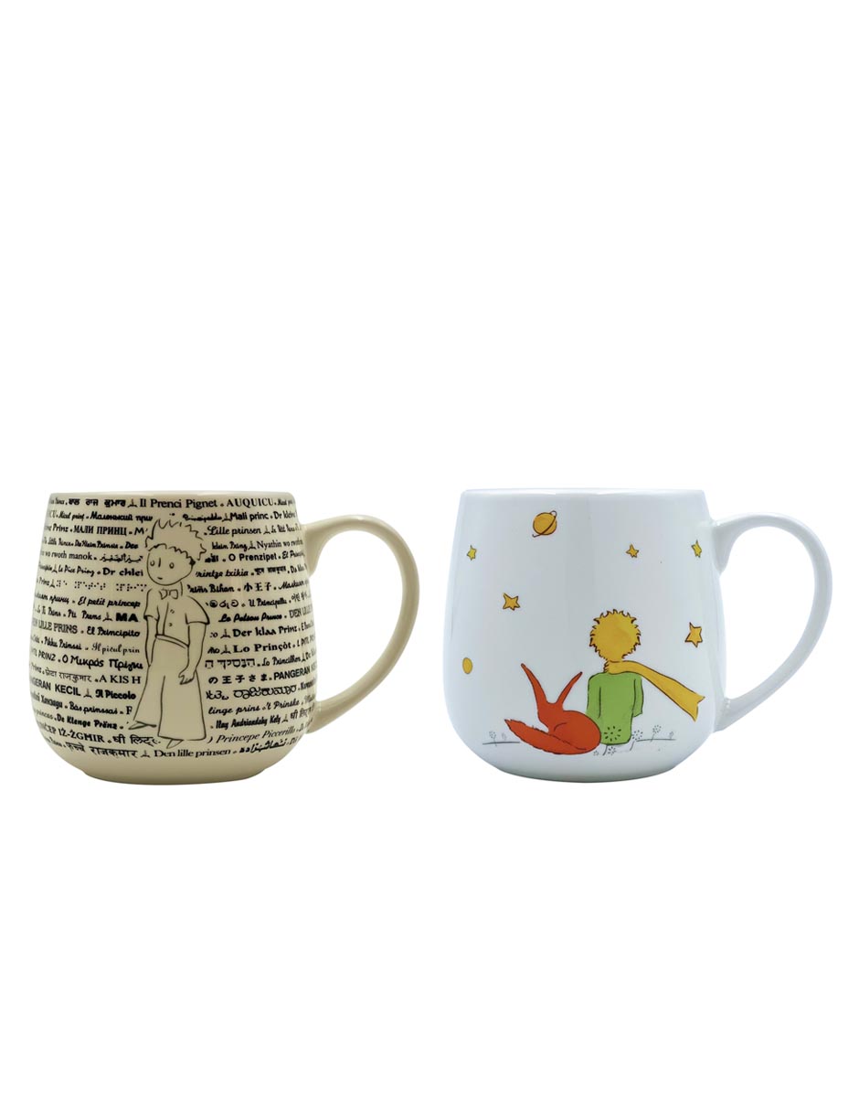 Taza El Principito De Porcelana, Set De Dos Piezas Tlr-076