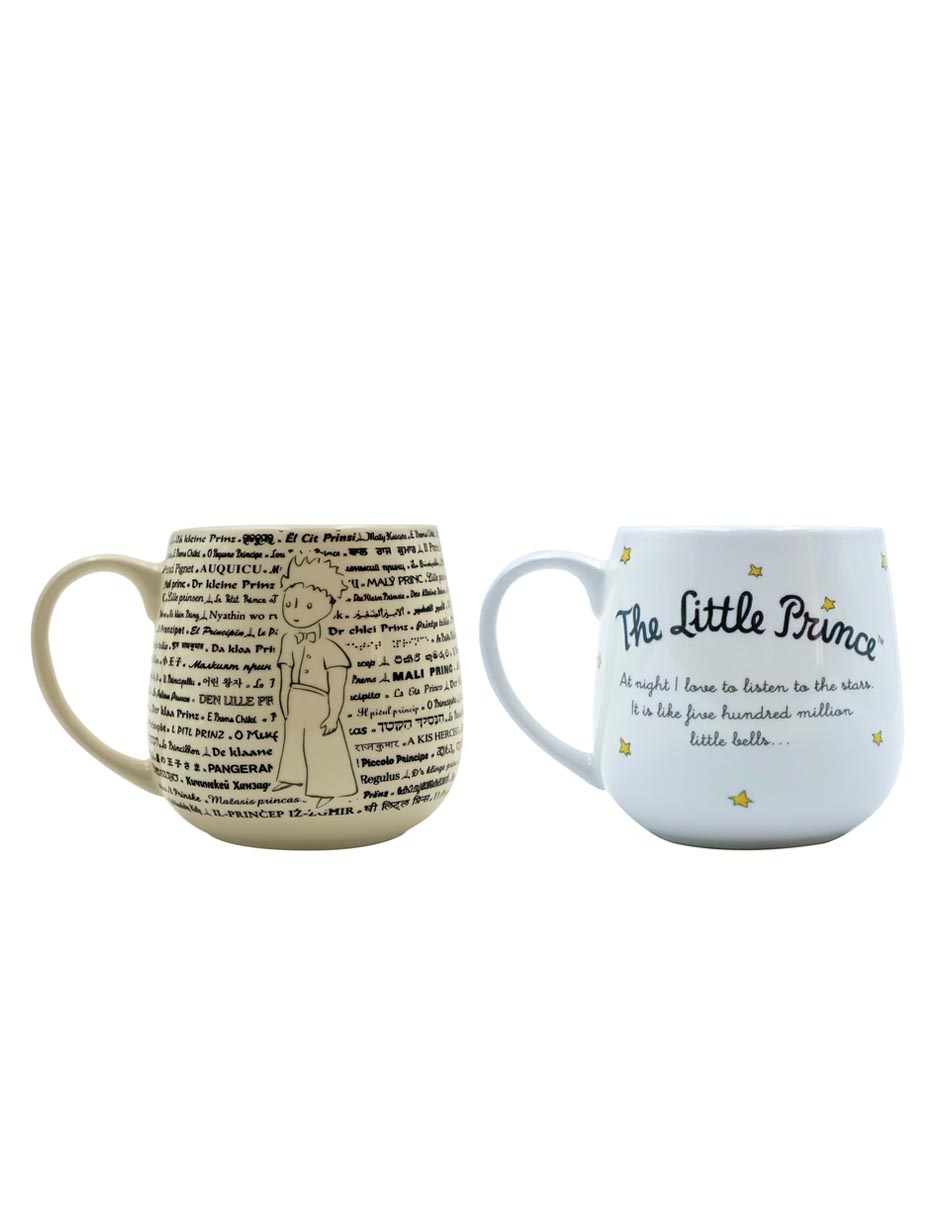Taza El Principito De Porcelana, Set De Dos Piezas Tlr-076