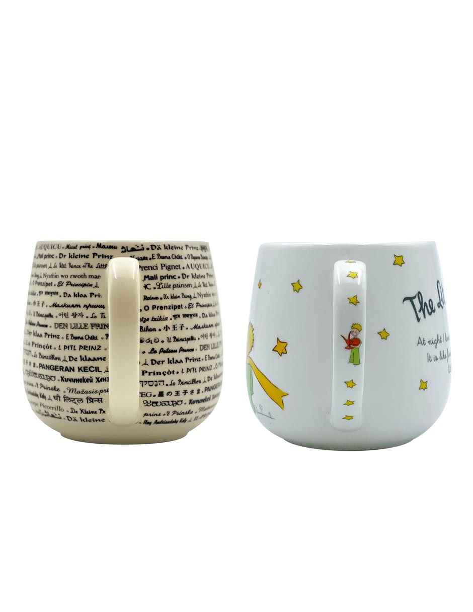 Taza El Principito De Porcelana, Set De Dos Piezas Tlr-076