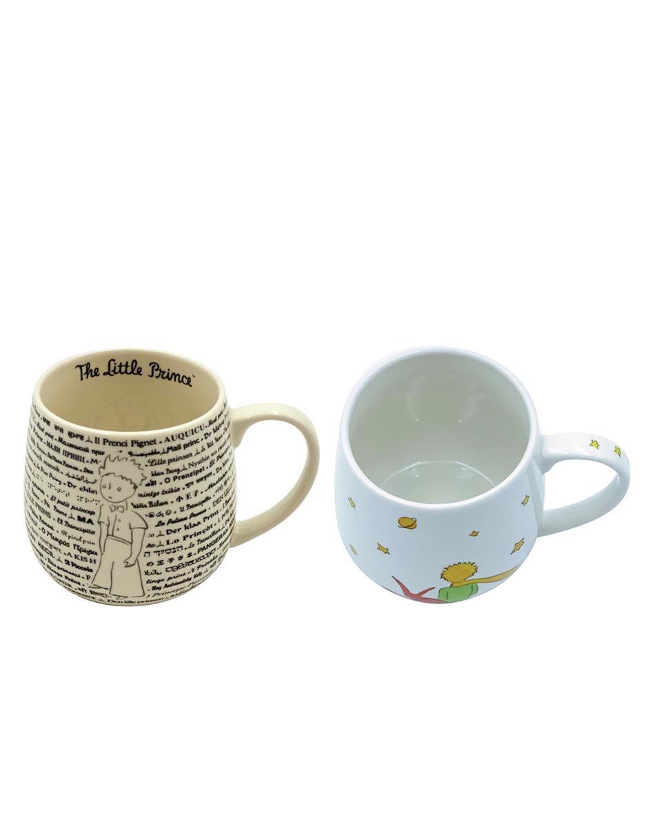 Taza El Principito De Porcelana, Set De Dos Piezas Tlr-076