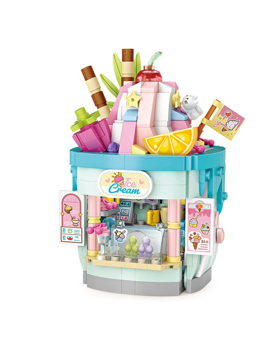 Kit Construcción Tienda Helados Multicolor LOZ