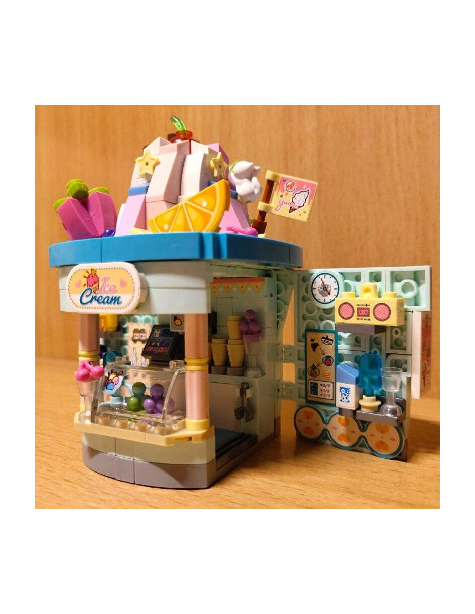 Kit Construcción Tienda Helados Multicolor LOZ