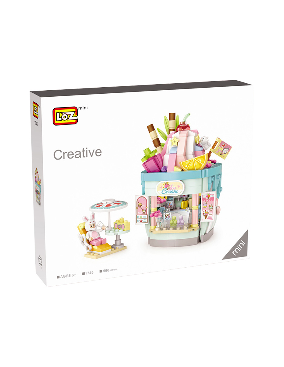 Kit Construcción Tienda Helados Multicolor LOZ