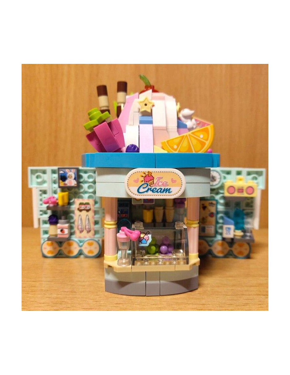 Kit Construcción Tienda Helados Multicolor LOZ