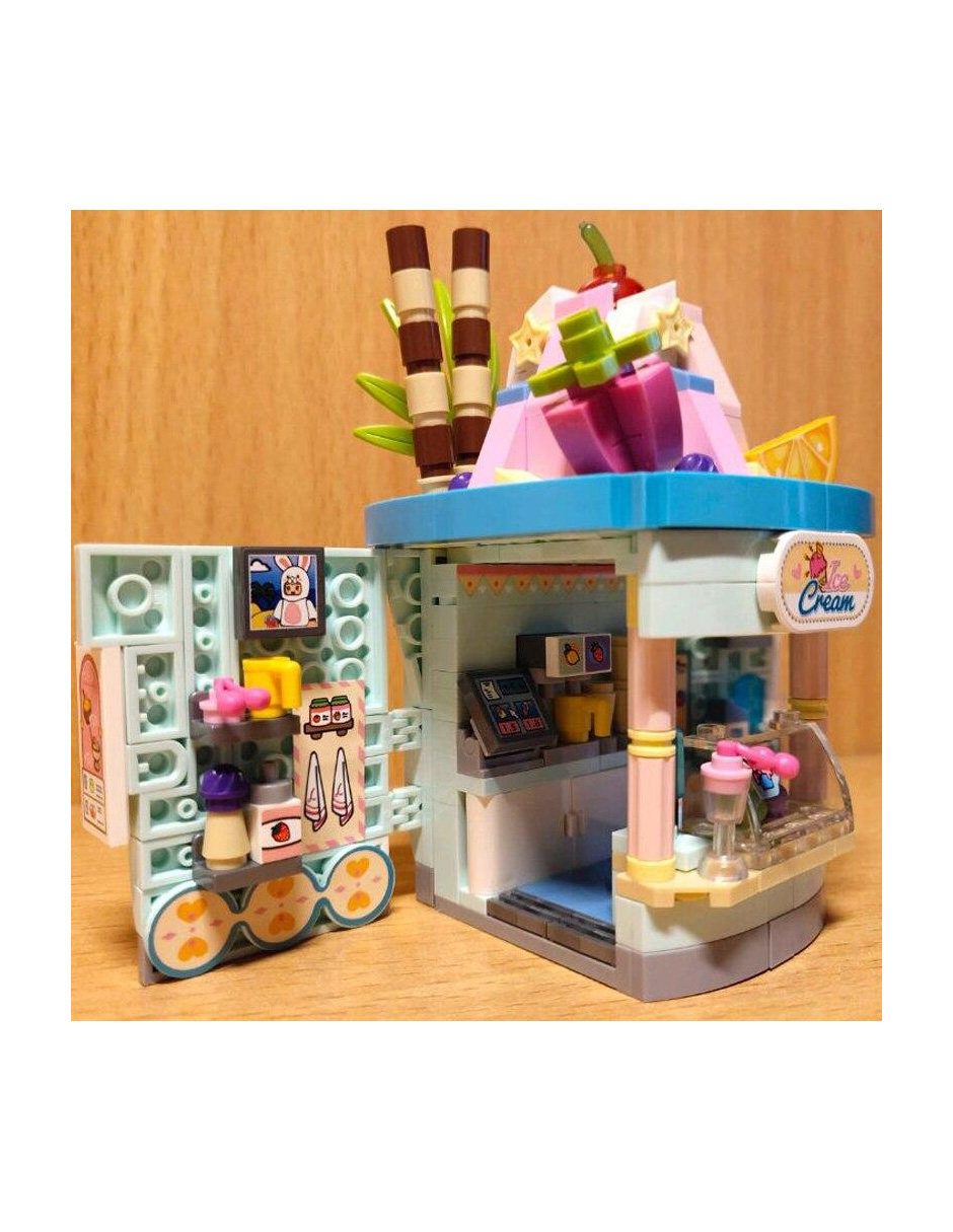 Kit Construcción Tienda Helados Multicolor LOZ
