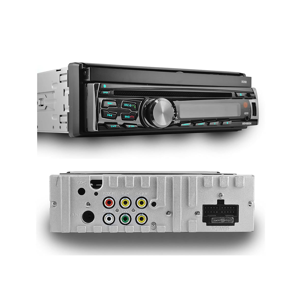 Receptor DVD Con Pantalla Táctil De 7 Pulgadas XO Vision X358 - Negro