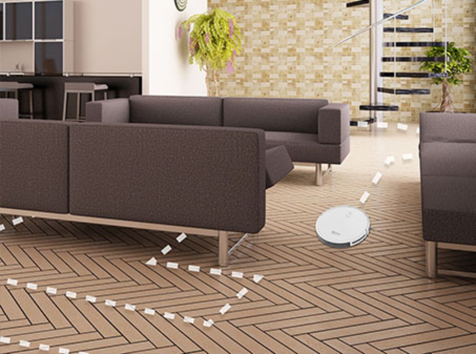 Aspiradora/Trapeadora Robot Koblenz R-901 GAMMA WHITE ENDY6**.