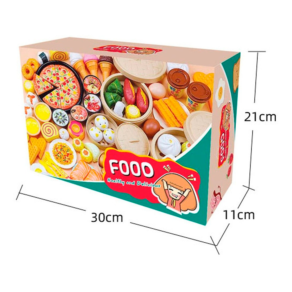 Juego De Elementos De Cocina, Juguetes De Comida Para Niños Pizza Helado Comida Rápida