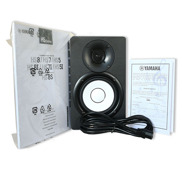 Monitor Yamaha De Estudio Biamplificado 5 Hs5 Negro