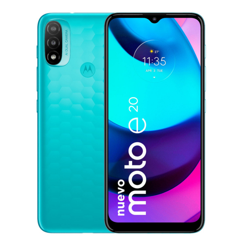Motorola Moto E20 Azul 2GB + 32GB Desbloqueado DUAL SIM