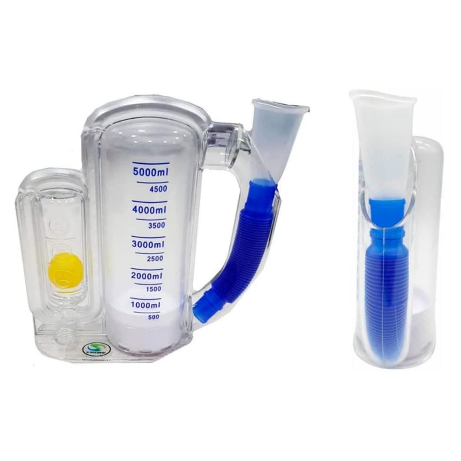 Espirometro De Incentivo Adulto 5000 Ejercitador Pulmonar.