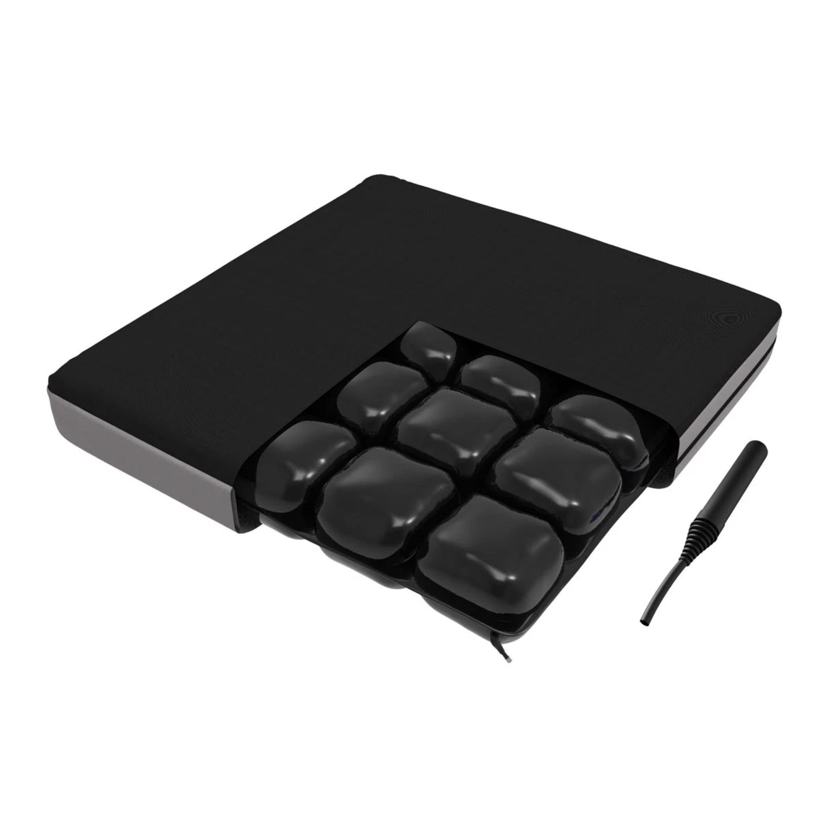 Cojin Antiescaras Antillagas Inflable Theraair Portatil Negro