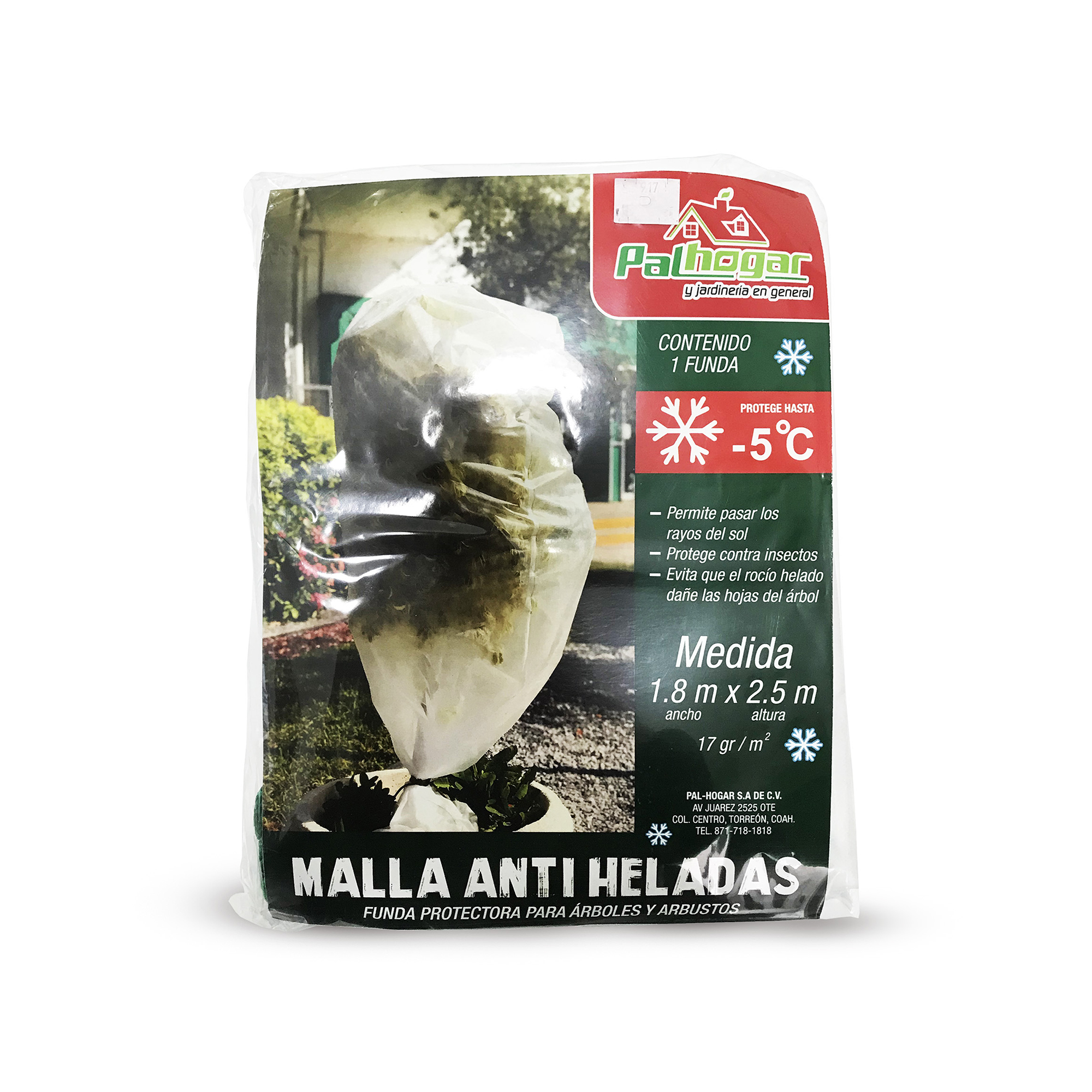Malla Antihelada De 1.8 X 2.5 Mts