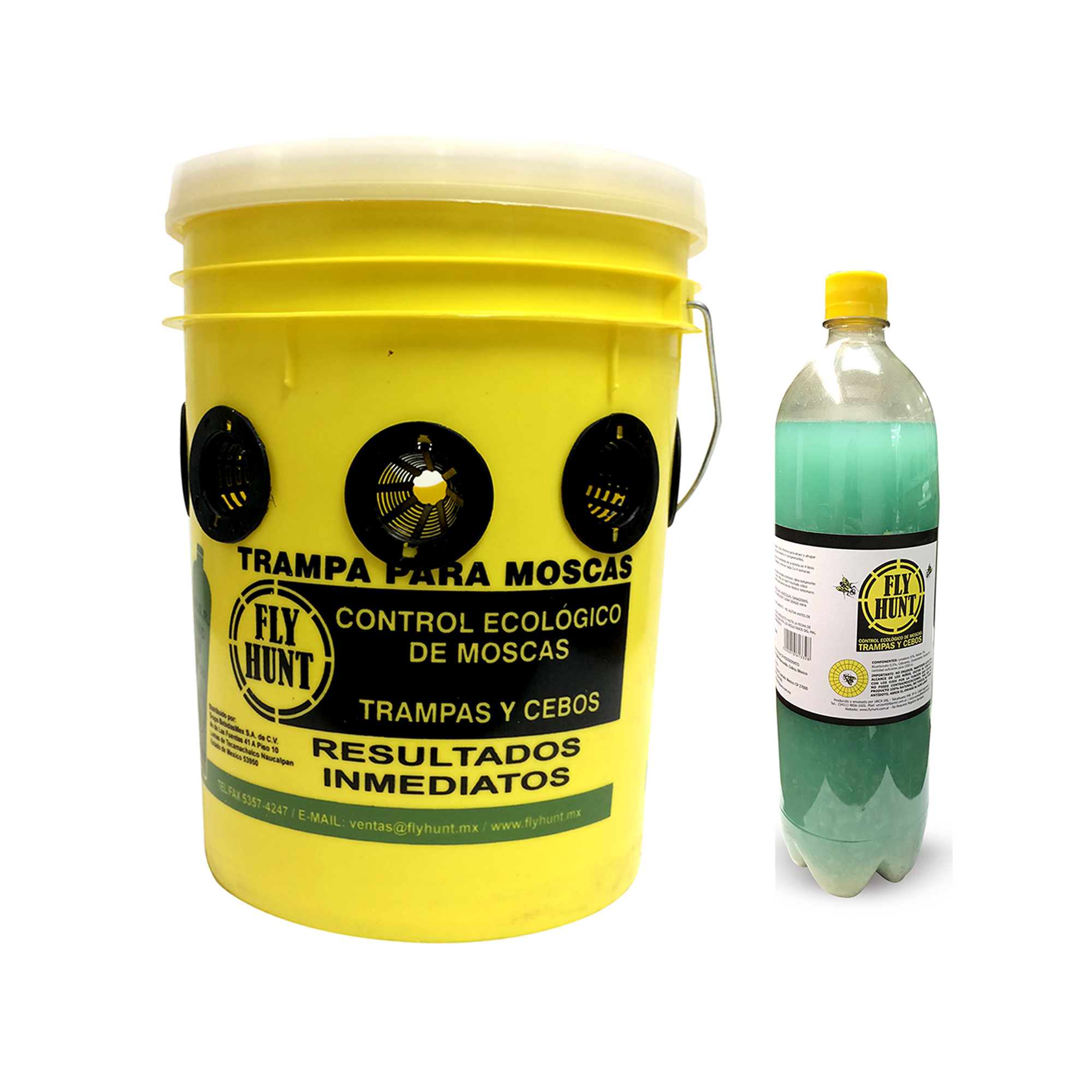 Trampa Para Mosca Fly Hunt 10 Lts Con Atrayente