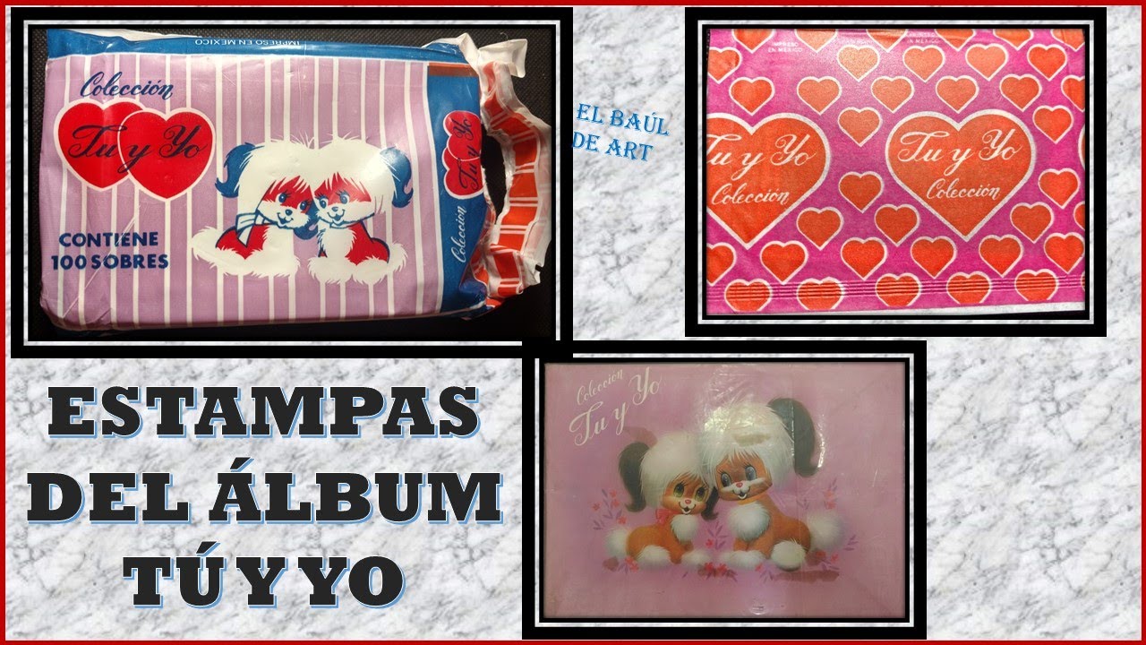 Paquete de 100 Sobres del Álbum Tu y Yo de los 80's  - COLECCION