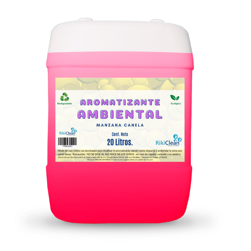 Limpiador Multiusos desinfectante aroma Manzana canela 20 Litros