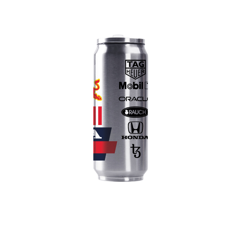 Red Bull, Térmico de Acero Inoxidable Lata, 500 ml, Red Bull Honda