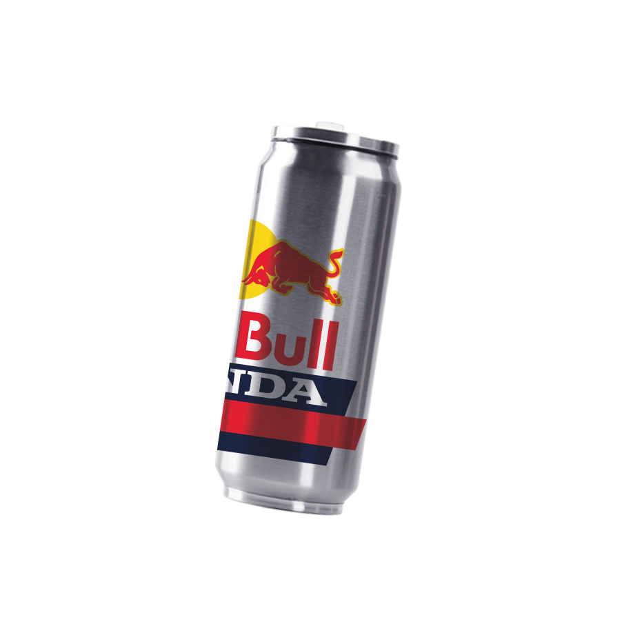 Red Bull, Térmico de Acero Inoxidable Lata, 500 ml, Red Bull Honda