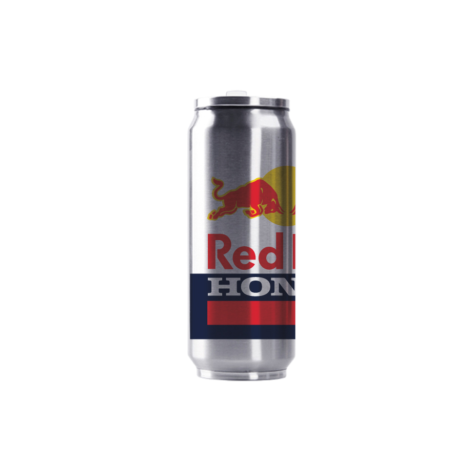 Red Bull, Térmico de Acero Inoxidable Lata, 500 ml, Red Bull Honda