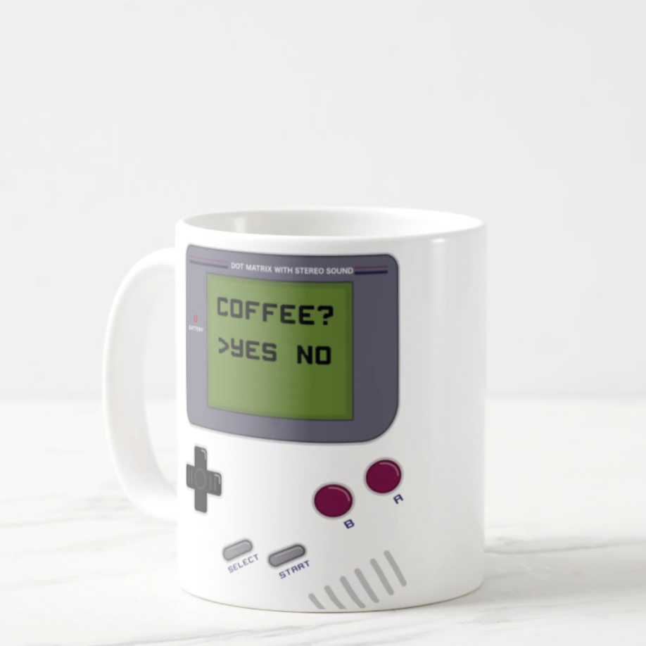 Game Boy Mug, Taza de ceramica Game Boy 