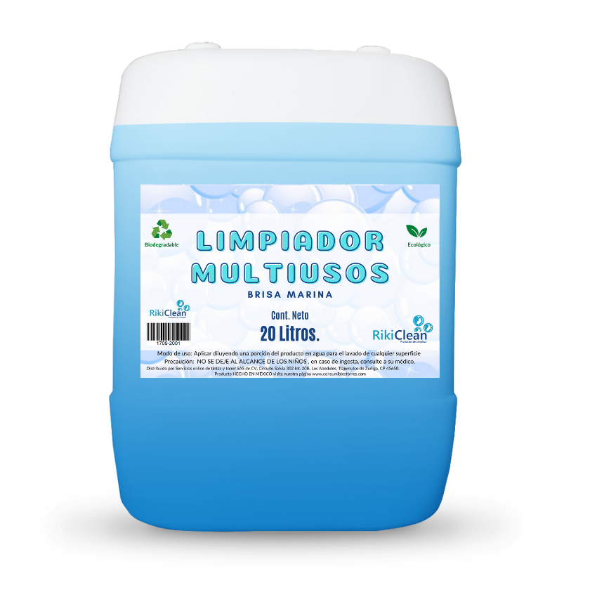 Limpiador Multiusos desinfectante aroma Brisa marina 20 Litros