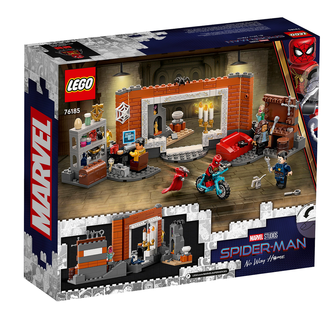 Lego Spiderman en el taller del santuario No way home