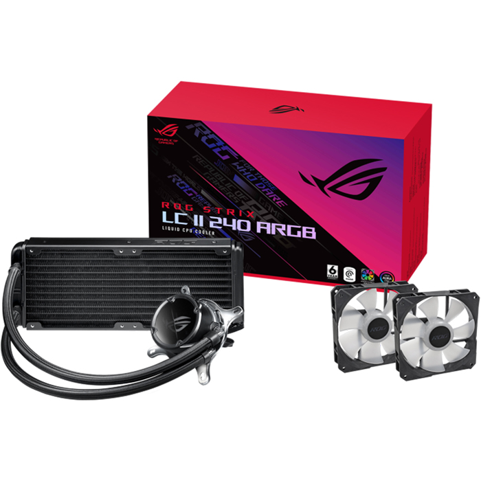 Enfriamiento Liquido ASUS ROG STRIX LC II 240 ARGB 120mm AM4 Intel 1700 
