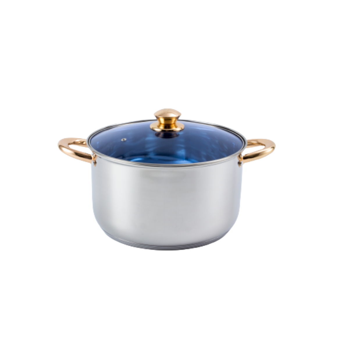 Olla Acero Inoxidable C/tapa De Vidrio 28 X 16.5 Cm Garix