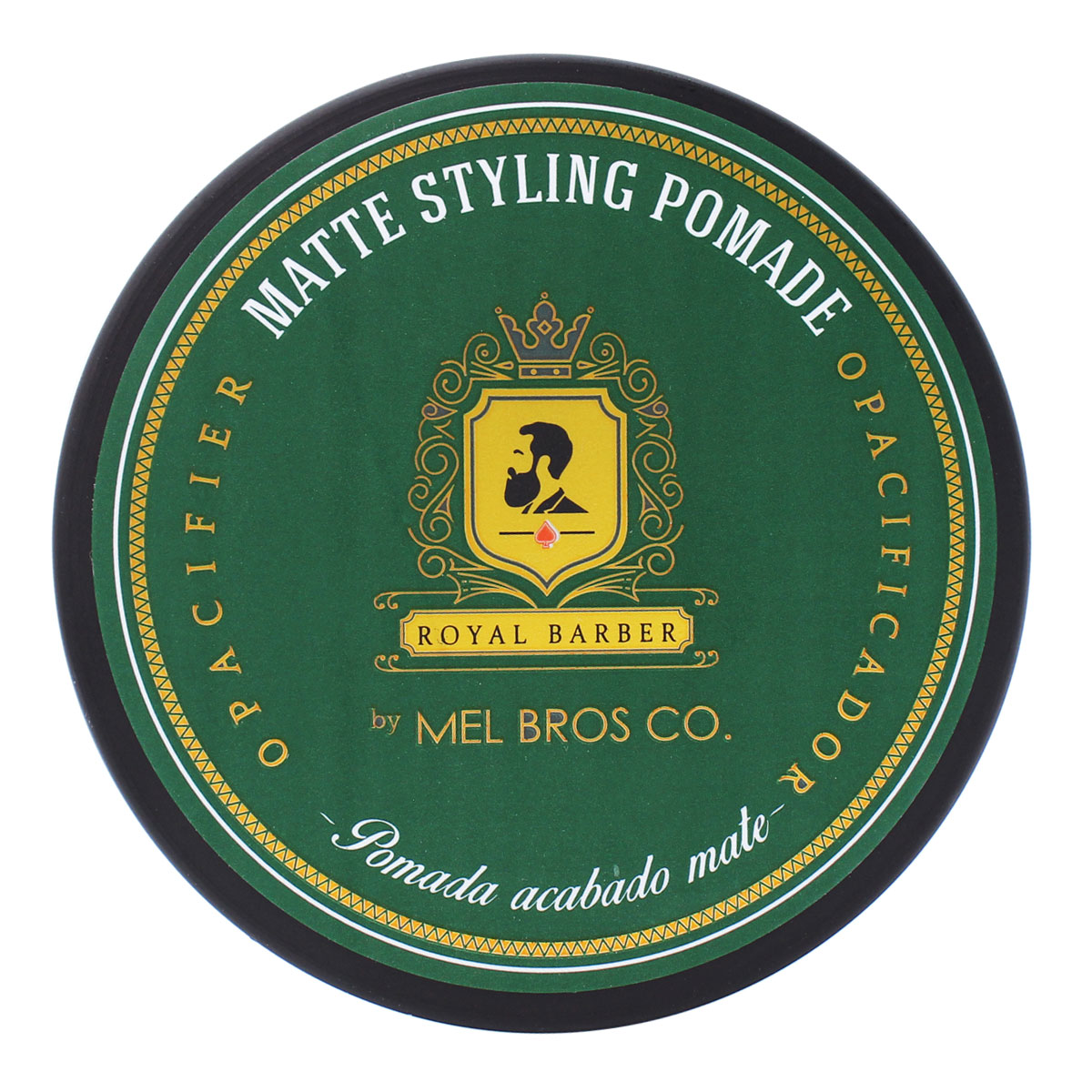 MEL BROS CO. - ROYAL BARBER Hair Styling Pomade - Pomada para estilizar Cabello (4oz / 118 ml, Mate)