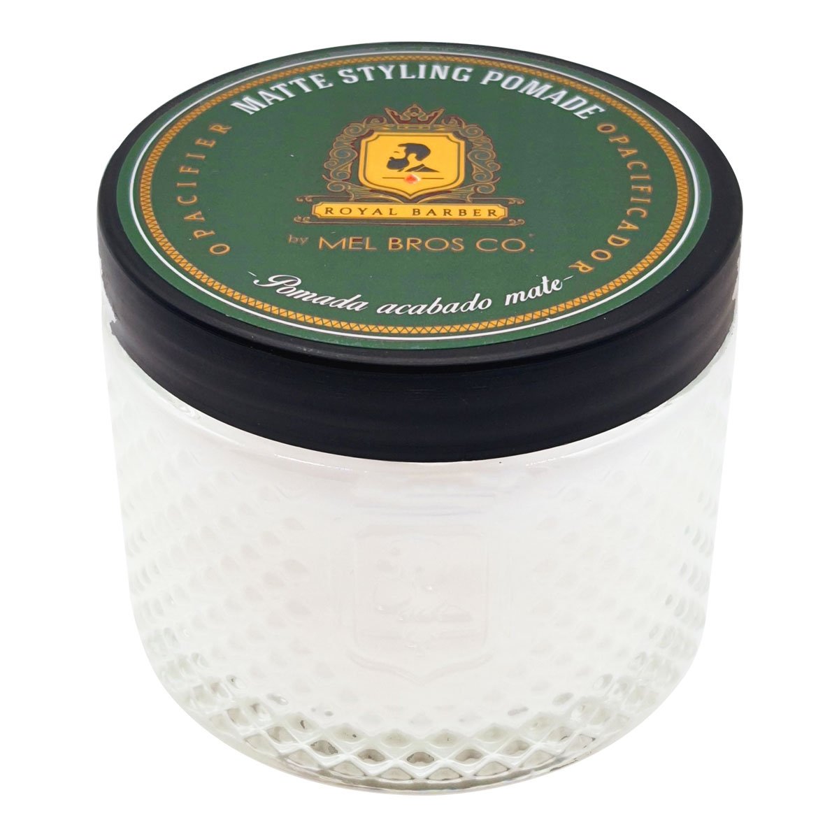MEL BROS CO. - ROYAL BARBER Hair Styling Pomade - Pomada para estilizar Cabello (4oz / 118 ml, Mate)