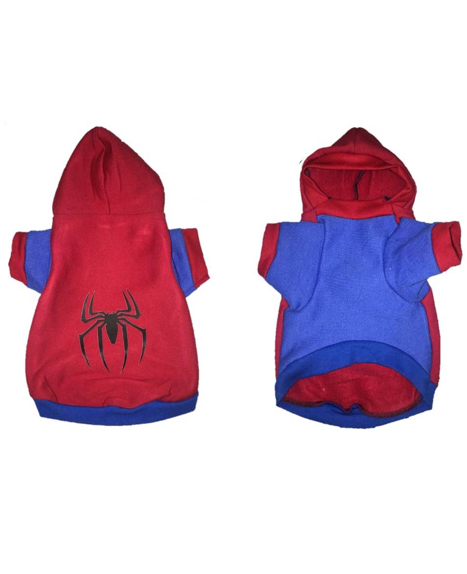 Sudadera ropa para mascota  perro o gato modelo SPIDERMAN