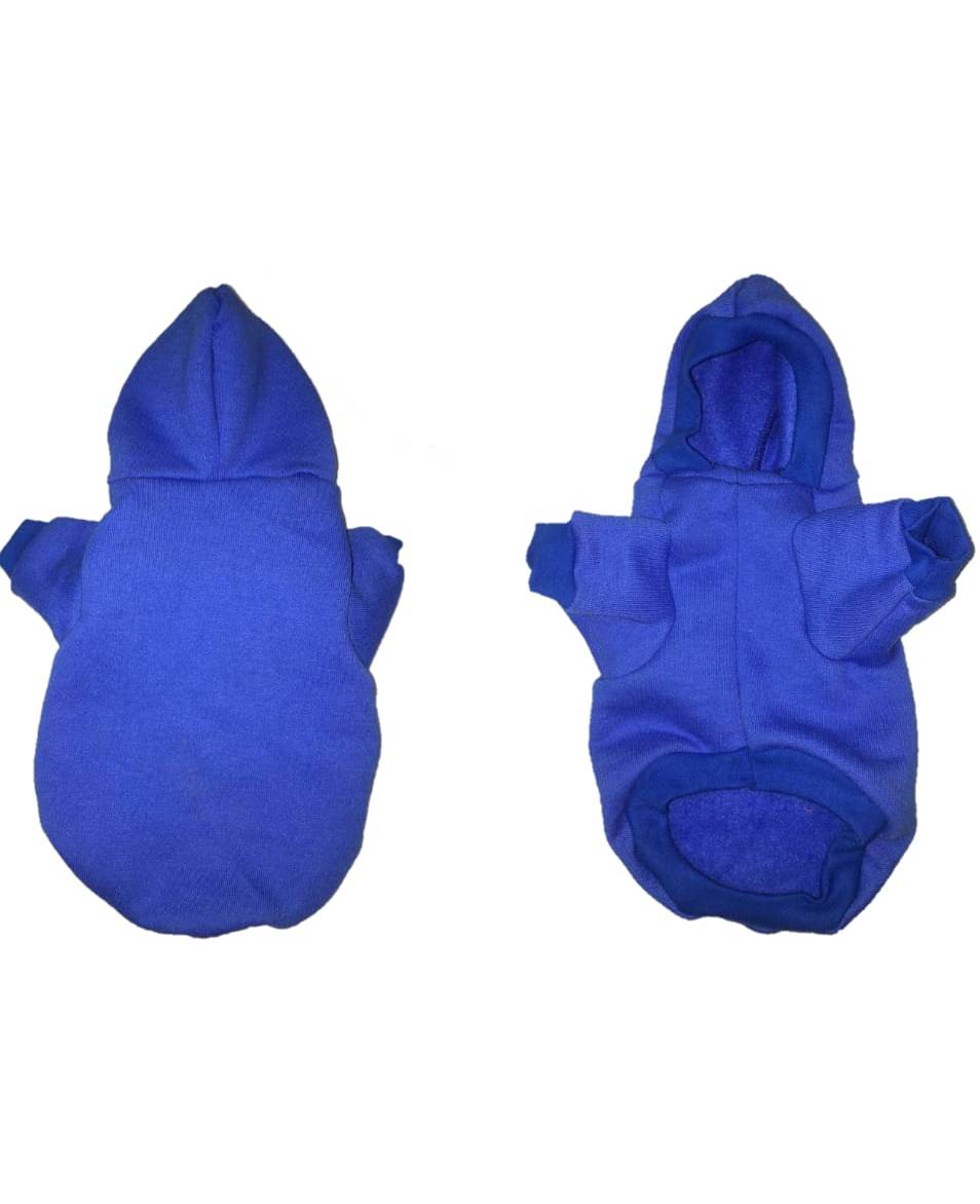 Sudadera Ropa para mascota perro o gato especiales para frío AZUL REY