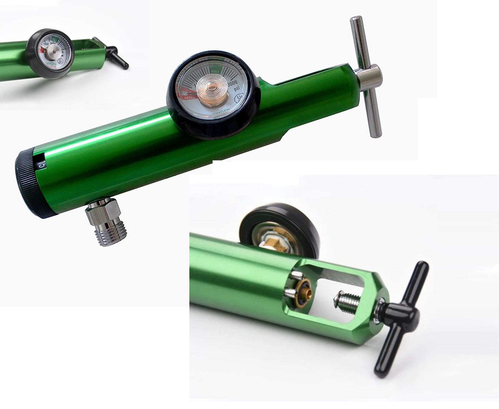 Regulador de  Tanque De Oxigeno 682lts Cga870