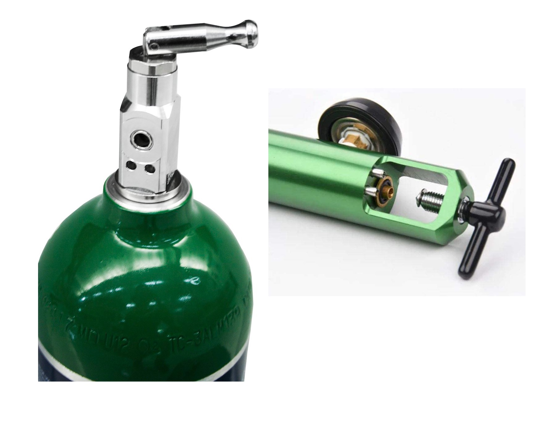 Regulador de  Tanque De Oxigeno 682lts Cga870