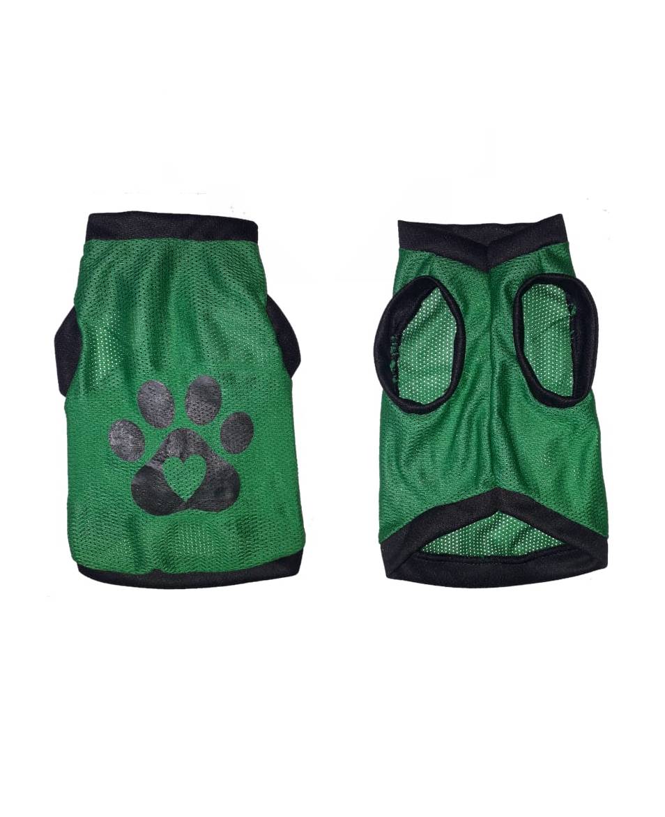 Soimoi Verde Jersey De Algodon Tela Pata Y Perrito Perro Tela Estampada Impresa Por Metro 58 Pulgadas De Ancho