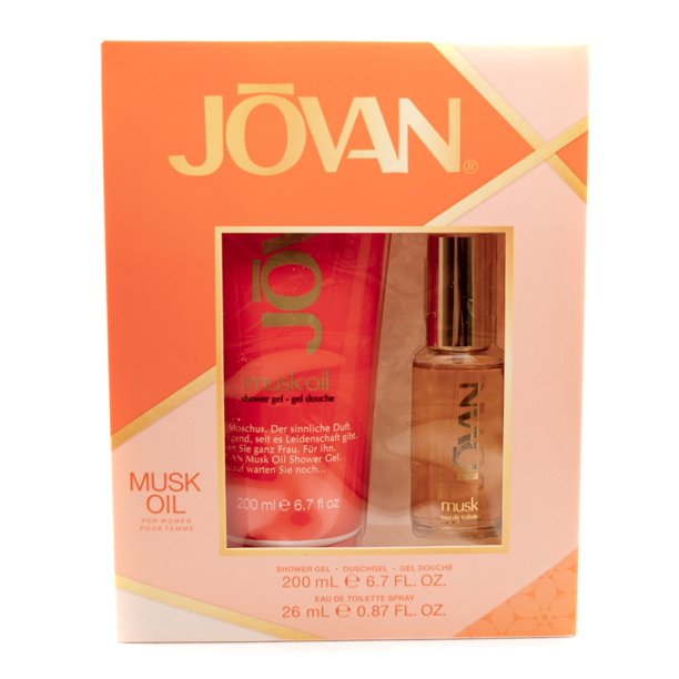 Perfume Set Jovan Musk Oil 2pzs Shower Gel 200ml/edt 26ml