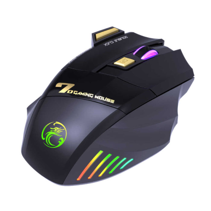 Mouse Inalambrico Recargable Gamer GW-X7