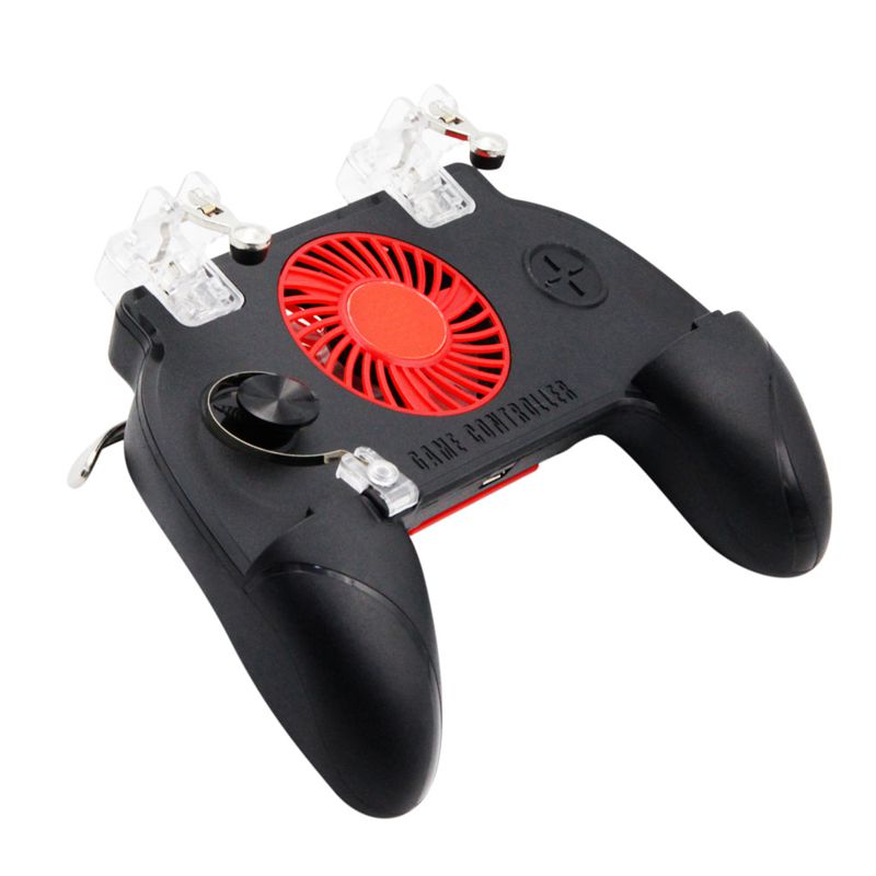 CONTROL GAMEPAD CON POWERBANK Y VENTILADOR PARA CELULAR 2 GATILLOS