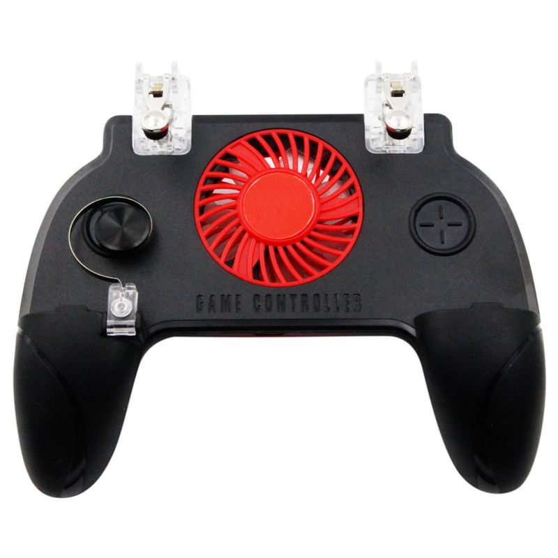 CONTROL GAMEPAD CON POWERBANK Y VENTILADOR PARA CELULAR 2 GATILLOS