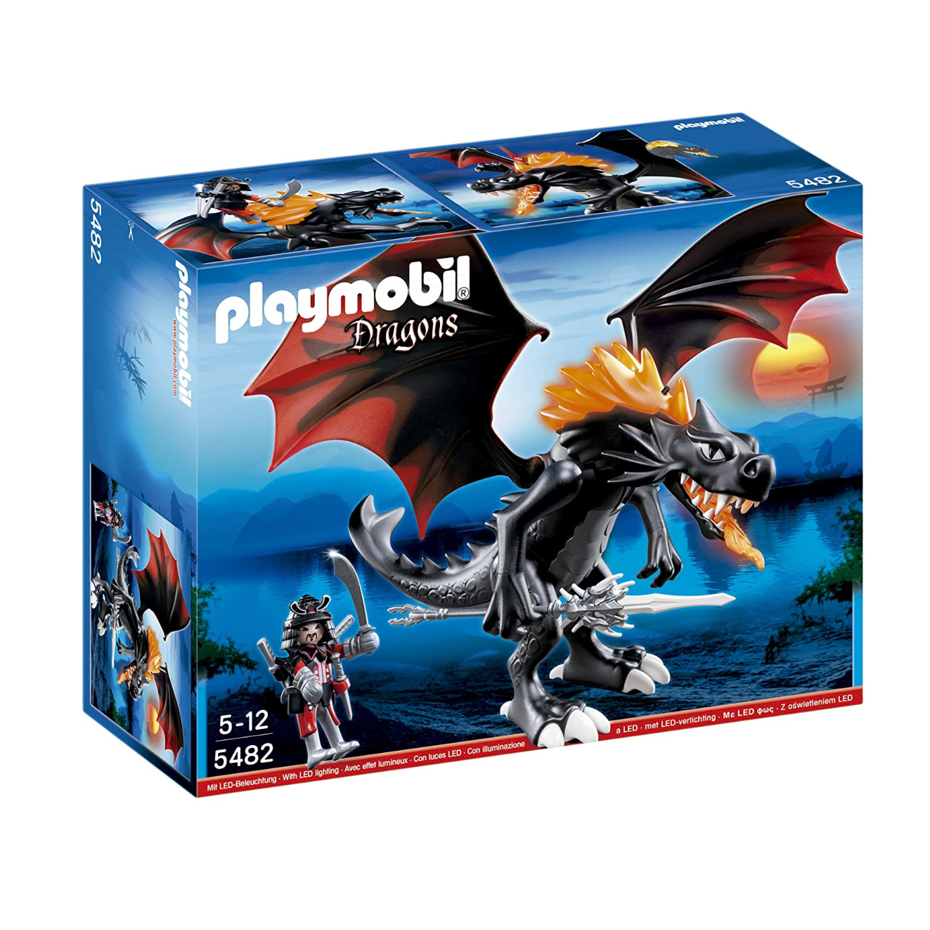 Playmobil 5482 Dragón Gigante con Fuego de Led TB !
